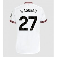 Camisa de time de futebol West Ham United Nayef Aguerd #27 Replicas 2º Equipamento 2023-24 Manga Curta